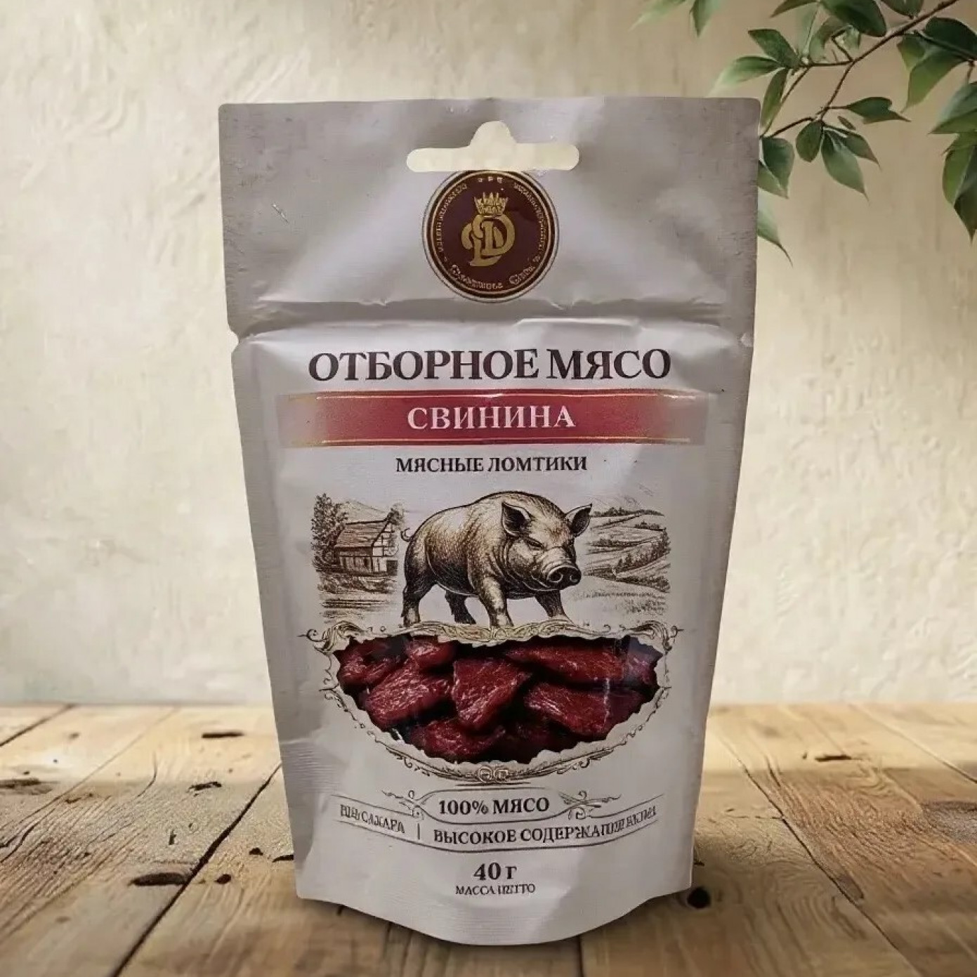 Мясные ломтики из Свинина 40г Мясные ломтики из Свинина 40г