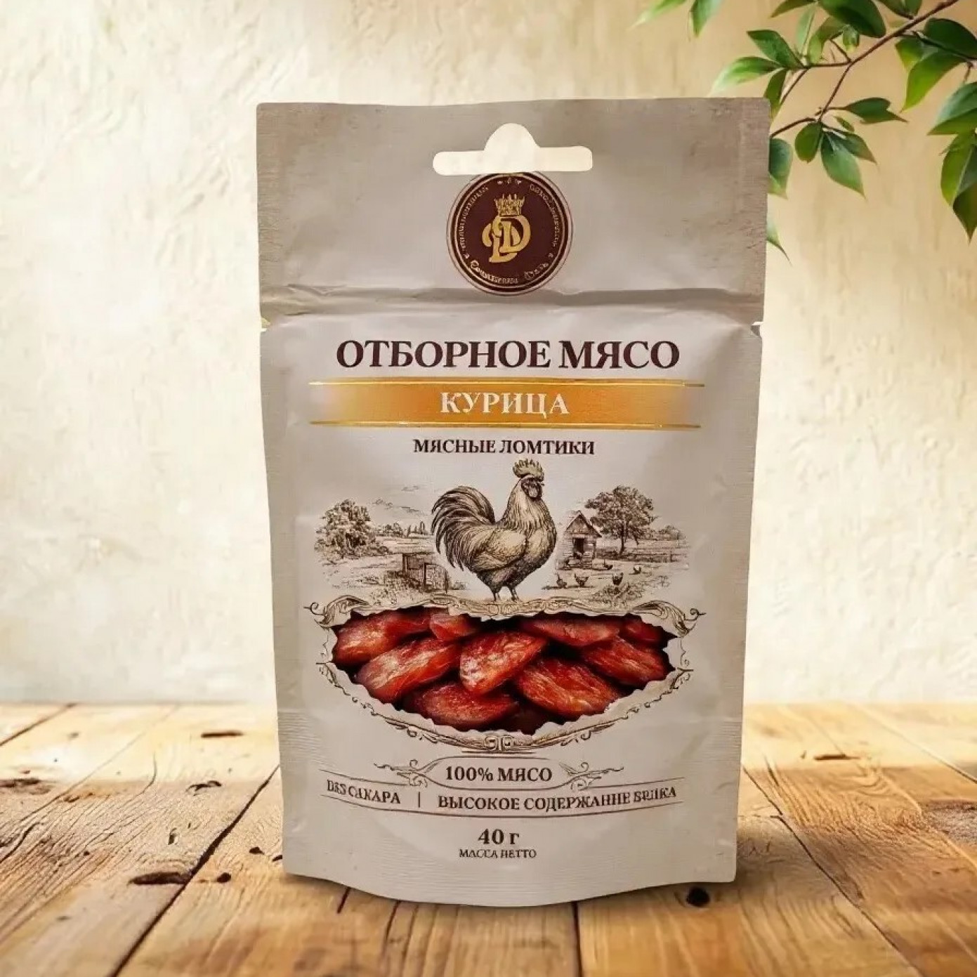 Мясные ломтики из Курица 40г