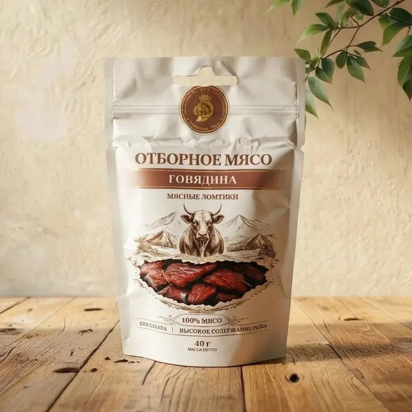 Мясные ломтики из Говядина 40г