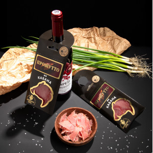 Нарезка Прошутто, из мяса Кабана, 35 гр
